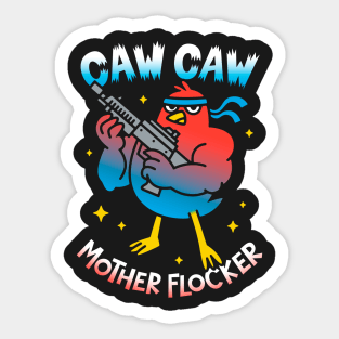 MOTHER FLOCKER ( GRADIENT) Sticker